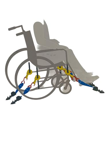 Q'Straint Q-57580-13 Yellow Webbing Loop Strap 11 Inch Length – Pack of 4, OEM Tie-Down Accessory for Wheelchair and Mobility Transport Systems