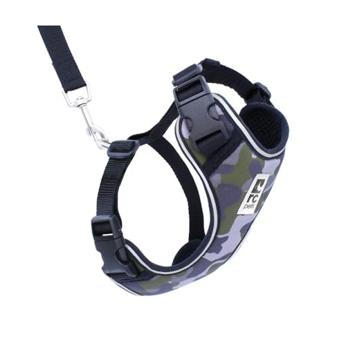 RC Pets Adventure Kitty Cat Harness | Adjustable Airmesh Vest with D-Ring and 6ft Leash for Walking and Travel | Camo, Small - color: Camo, size: Small