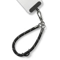 Phone Lanyard Wrist Strap Soft Rope Phone Strap Wrist Lanyard Heavy Duty - color: Black Reflective