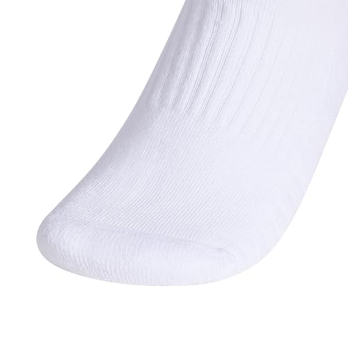 adidas Women's Cushioned Socks 3 Pairs - color: White/Clear Onix Grey/3.0/Low Cut, size: Medium, style: Low Cut