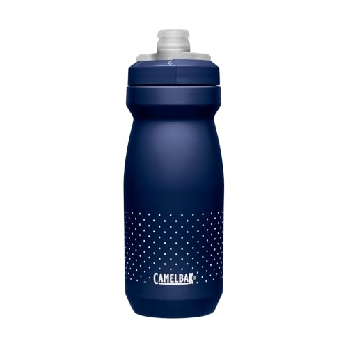 CamelBak Podium Bike Squeeze Water Bottle, High Flow Easy Squeeze Design for Cycling Performance, 21oz, Navy Blue - color: Navy Blue