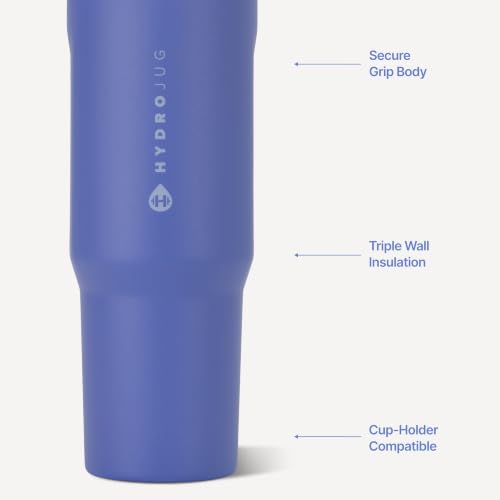 HydroJug Sport 40 oz Insulated Stainless Steel Water Bottle, Berry Pop - color: Berry Pop, size: 40 Ounces