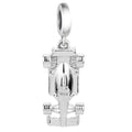 F1&Famous Race Racetrack Charm for Bracelet Necklaces, S925 Sterling Silver Charms, UK Brazil Spain Race Track Charms Jewelry Racing Souvenirs Gift - color: Race Car Q3206