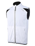 bpbtti Men's Cycling Running Vest Sleeveless Windbreakers With Two side Pockets(2.0) - Windproof, Breathable and Reflective - color: White, size: XX-Large