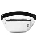 Fanny Pack for Women Men,Crossbody Water Resistant Sports Waist Bag Pack - color: 1pack-white