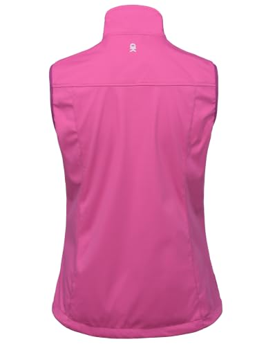Little Donkey Andy Women's Lightweight Softshell Vest - color: Rose, size: Large