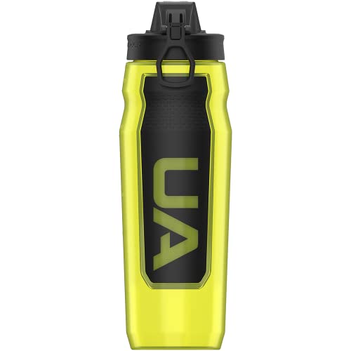 Under Armour 32oz Playmaker Squeeze Water Bottle - color: Hi-Vis Yellow