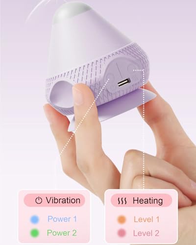 Mini Heated Massage Ball with Vibration and Suction Base