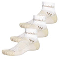 Swiftwick ASPIRE Quarter Crew Socks, Running & Cycling, Men & Women - color: (3 Pairs) Oatmeal, size: Small