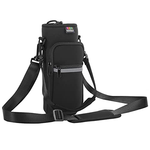 Nuovoware Water Bottle Carrier Bag, 25oz/32oz, Black - color: Black, size: 25-32 Ounces - Standard