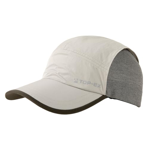 UvCoolix™ Cooling Sweatband Lightweight Running Hat,UPF50+ Protection Breathable Mesh Sun Cap,Quick Dry Performance Hiking - color: Lightgray, size: Medium-Large