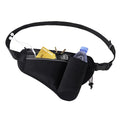 Slim Running Belt for Women Men,Runners Fanny Pack Phone Holder,Money Belt,Running Gear Accessories,with 3 Pockets (Light Black) - color: Light Black