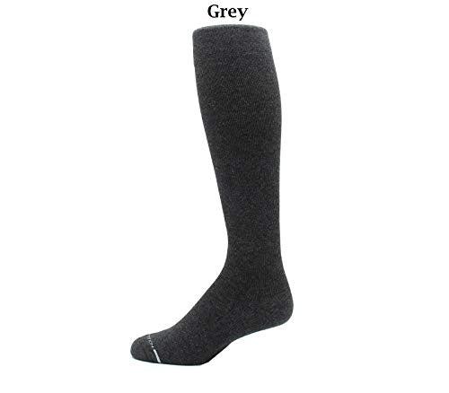 Dr. Motion 4 Pairs Compression Socks for Men, Knee High - color: Pack-grey