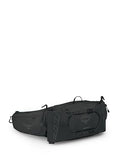 Osprey Tempest 6L Women's Lumbar Hiking Waist Pack - Fanny Pack with Water Bottle Holders - color: Black/Coal Grey, style: 6l (Extended Fit)