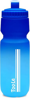 TooLe 24oz Bike Water Bottle, BPA-Free Squeeze water Bottle（ Blue） - color: A-Blue