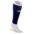 PRO Compression Marathon Calf Sleeve, Navy Over White, L/XL (1-Pack) - color: Navy Over White, size: Large/X-Large