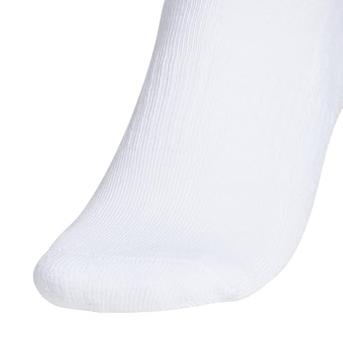 adidas Women's Athletic Cushioned Quarter Ankle Socks 6 Pairs - color: White/Clear Sky Blue/Bliss Lilac Purple
