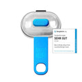 Max & Molly LED Dog Collar Light - USB Rechargeable Safety Light for Night Walking, Running, Hiking - color: Blue
