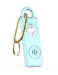 TECKNET Rechargeable Personal Safety Alarm for Women, 130dB Self Defense Keychain Alarm with SOS Strobe Light, Low Battery Notice, Personal Alarm Loud Siren Safety Keychain for Girls Kids Elderly - color: Blue