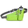 HOTEMIA Fanny Pack with Water Bottle Holder, Hydration Running Belt for Men Women Adjustable Strap Waist Bag Suitable for Hiking Running Walking Jogging Camping (Bottle Not Included) (Green) - color: Green