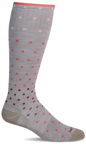 Sockwell Women's On the Spot Moderate Graduated Compression Sock - color: Putty, size: Small-Medium