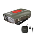 SUNREI 500LM LED Clip on Hat Light, 7 Modes Rechargeable Headlamp - size: SU-H480-Green