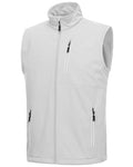 33,000ft Men's Windproof Lightweight Golf Vest Outerwear Sleeveless Jacket - color: Cool Gray, size: Large