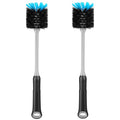 MOSOLAN Long Handle Bottle Brush, Water Bottle Brush Cleaner, 2 Pack