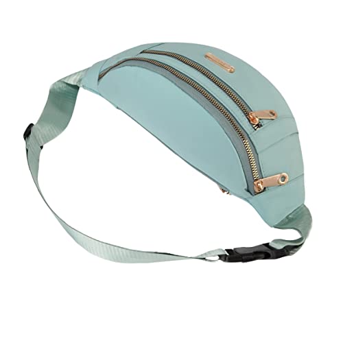 Fanny Packs Waist Bag for Women, Fashion Fanny Packs with Adjustable Strap for Travel Sports Running Blue - color: blue