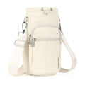 Rueesh Water Bottle Holder Bag with Adjustable Strap - color: Beige