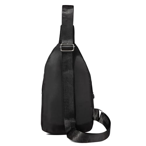 AOSTIHOT Crossbody Sling Bag Small Sling Backpack for Women, Chest Daypack Crossbody Shoulder for Travel Sport Running Hiking - color: A Black