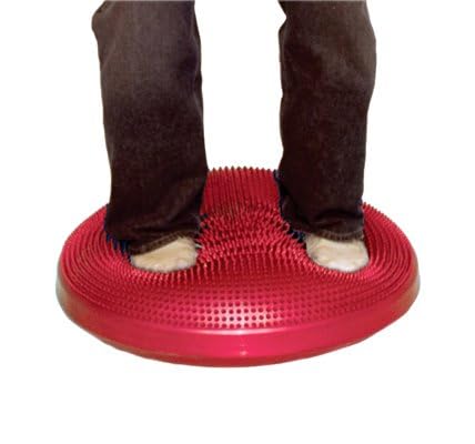 CanDo-301868 Inflatable Vestibular Balance Disc, 23.6" diameter, Red - color: Red, size: 23.6" diameter