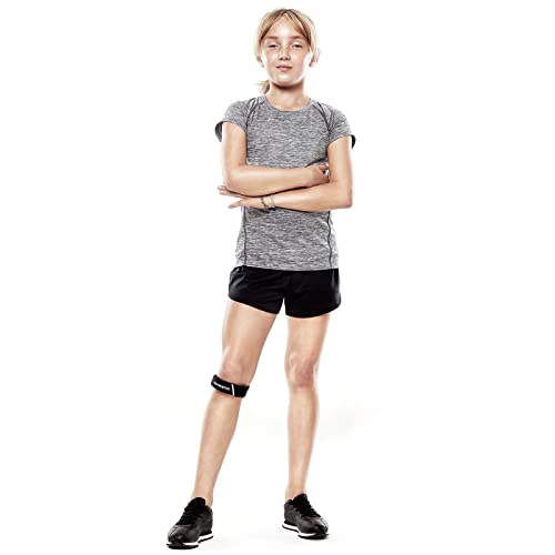 Rehband UD Knee Strap Junior, Colour:Black - 1 Pair, Size:One Size - color: Black - 1 Pair