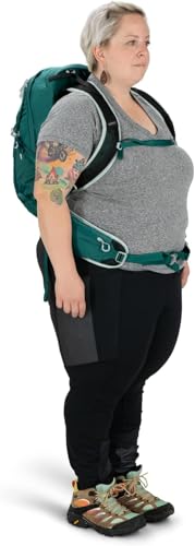 Osprey Tempest 20L Women's Hiking Backpack with Hipbelt, Jasper Green, WXS/S, Extended Fit - color: Jasper Green, size: WXS/S - Extended Fit