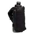 Nathan SpeedDraw 2 Handheld Running Water Bottle Flask 18oz – Ergonomic Grip, Blast Valve Cap, Phone & Key Storage Pockets, Reflective Design - color: 18oz - Black