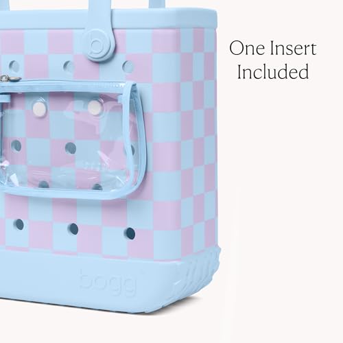 BOGG BAG Medium Tote – 15” x 12.5” x 5” – Essential Bags for Beach, Pool, Boat, Sports, Tailgating, Cruise, Travel - color: Checker Out