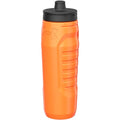 Under Armour Squeeze Water Bottles, 32 oz Water Bottles, Sideline Sports Water Bottle with Quick-Shot Lid, Quick & Easy Hydration, Gym Water Bottles, Squeeze Bottle, 1 32oz Bottle - color: Blaze Orange