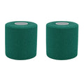 OBTANIM 2 Rolls Foam Underwrap Bandage Pre-Wrap Sports Tape for Athletic Elbow Knees Ankles, Latex Free (Dark Green) - color: Dark Green