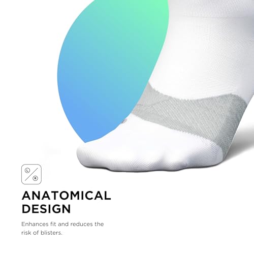 Feetures Elite Light Cushion Mini Crew Sock - color: New White (1 Pair), size: Large