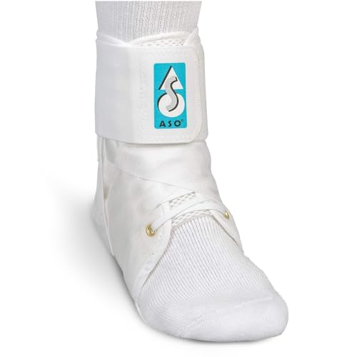 Med Spec ASO Speed Lacer Ankle Stabilizer Brace Sprain Support White XL - color: White, size: X-Large