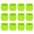 Soccer Captain Armband Elastic Wrist Arm Bands Adjustable Player Team Leader Anti-Slip Badge Sports Accessories - color: Fluorescent Green