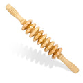 Wooden Fascia Massage Roller – Handheld Myofascial Release Massage Stick