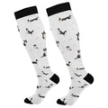 Compression Socks for Women & Men Knee High Socks - color: Border Collie Dog