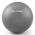Trideer Yoga Ball for Exercise, Pregnancy, Active Sitting, 55/65/75cm - color: Silver gray, size: L(23-26ines/58-65cm)
