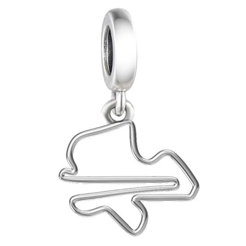 F1&Famous Race Racetrack Charm for Bracelet Necklaces, S925 Sterling Silver Charms, UK Brazil Spain Race Track Charms Jewelry Racing Souvenirs Gift - color: Race Racetrack Q3912