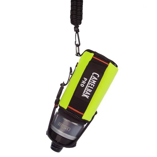 CamelBak Professional Insulated 21 OZ. Bottle with Rugged Poly Canvas Holder, Metal Belt Clip and Adjustable Straps - color: Hi Vis Yellow (Bottle)