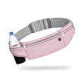 Slim Running Belt for Women Men,Runners Fanny Pack Phone Holder,Money Belt,Running Gear Accessories,with 3 Pockets (Jet Pink) - color: Jet Pink