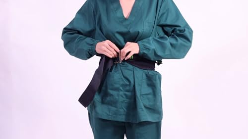 COW&COW Gait Belt with Foam Handles for Therapy Transfer Walking Homecare Nurse Physical Therapy (Black, Extra Large) - size: X-Large