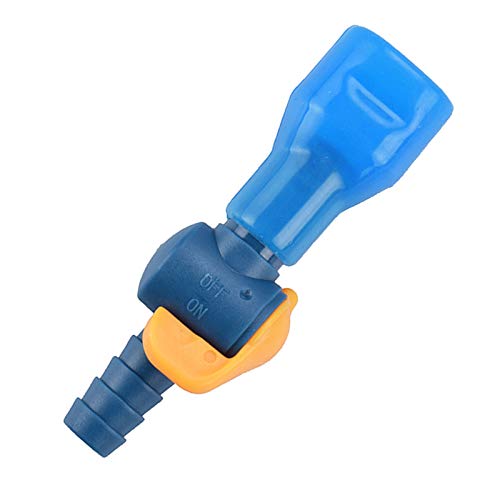 J.CARP ON-Off Switch Bite Valve Tube Nozzle Replacement for Hydration Pack Bladder - color: Blue, Stright