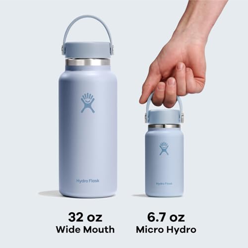 Hydro Flask Micro Bottle - Insulated Mini Leak Proof Flask for Purse or Pocket in 6.7 Oz Callie Pink - color: CALLIE PINK